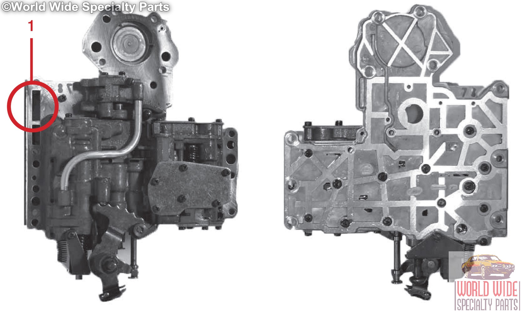 Chrysler A904, TF6, Valve Body, Hydraulic Lockup 19781986 World Wide